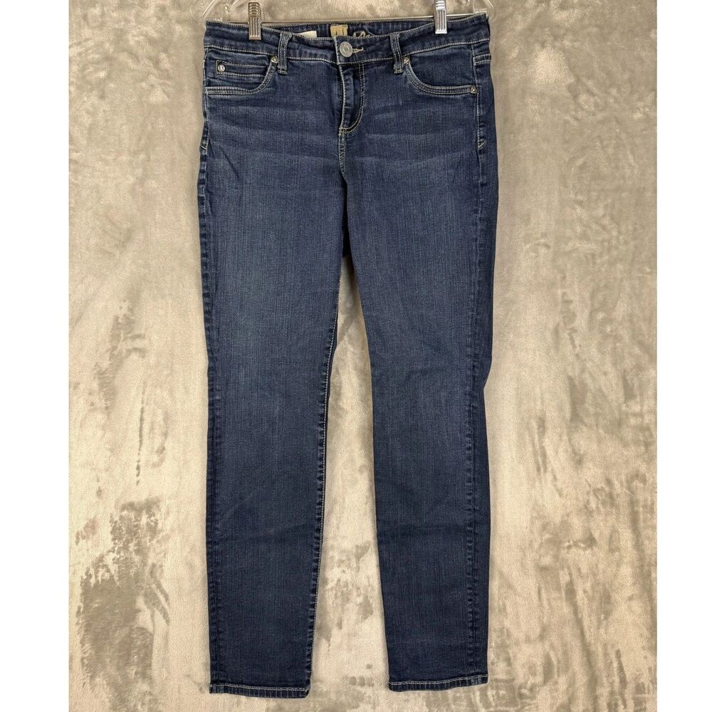 Kut from the Kloth Diana Skinny Jeans Mid Wash Denim Size 12 Stretch Classic Fit